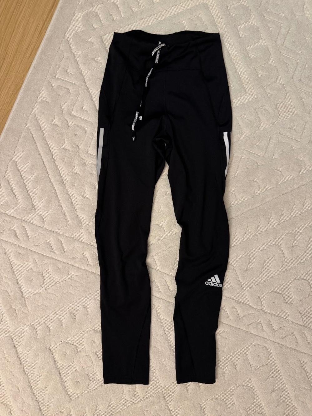 Adidas Running Leggings Black Size XS